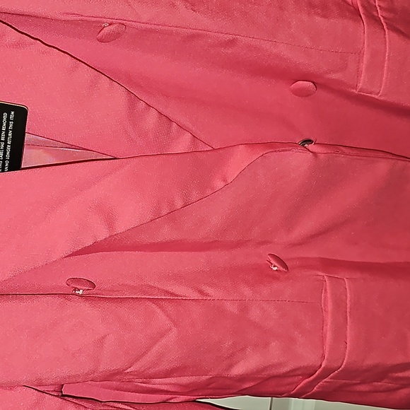 NWT Pretty Little Thing Bubblegum Pink Double Breasted Jacket (8) - Picture 4 of 4